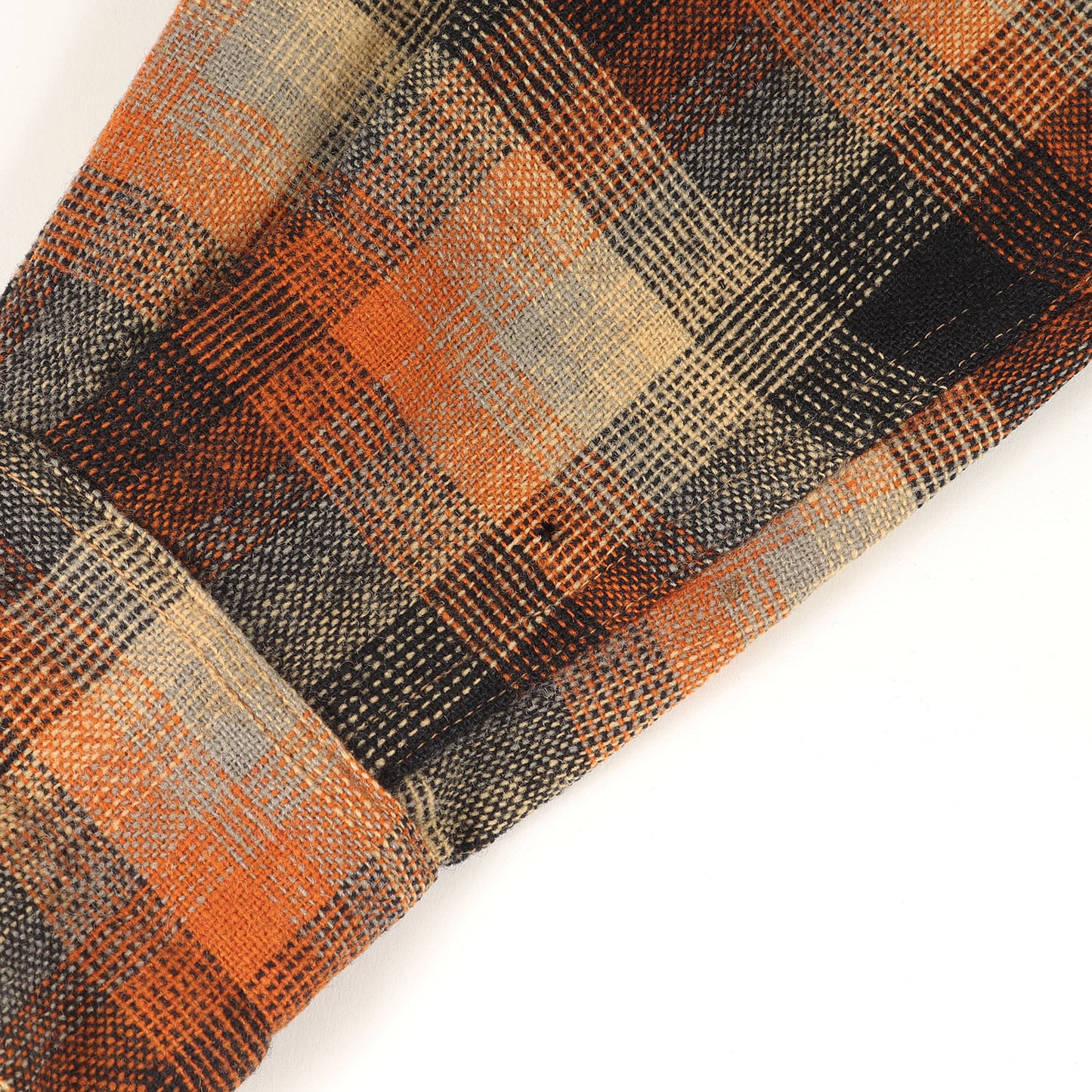 50s オンブレチェック オープンカラー ボード ウール シャツ / USA製 SHANHOUSE WEATHER WINNERS