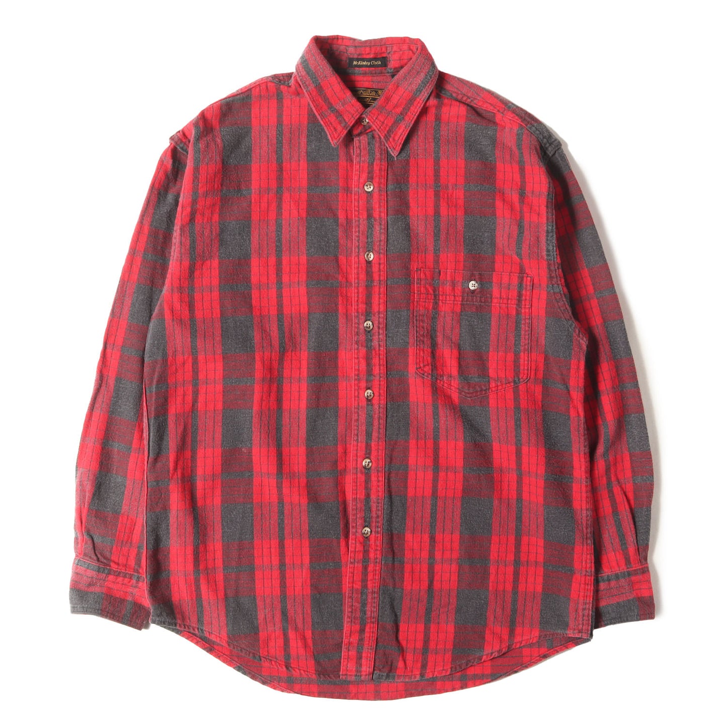 90s チェック コットン フランネルシャツ USA製