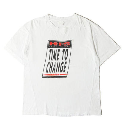 90s HIS JEANS メッセージ Tシャツ