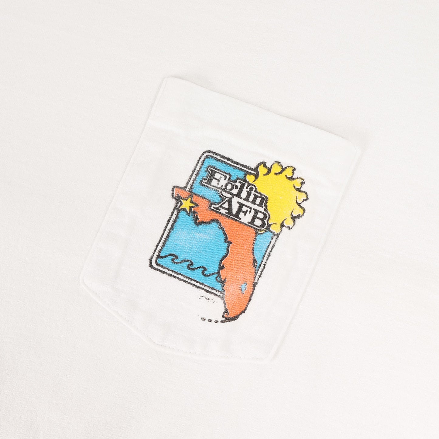 90s Eglin AFB ポケット Tシャツ / USA製 DIXON BROS