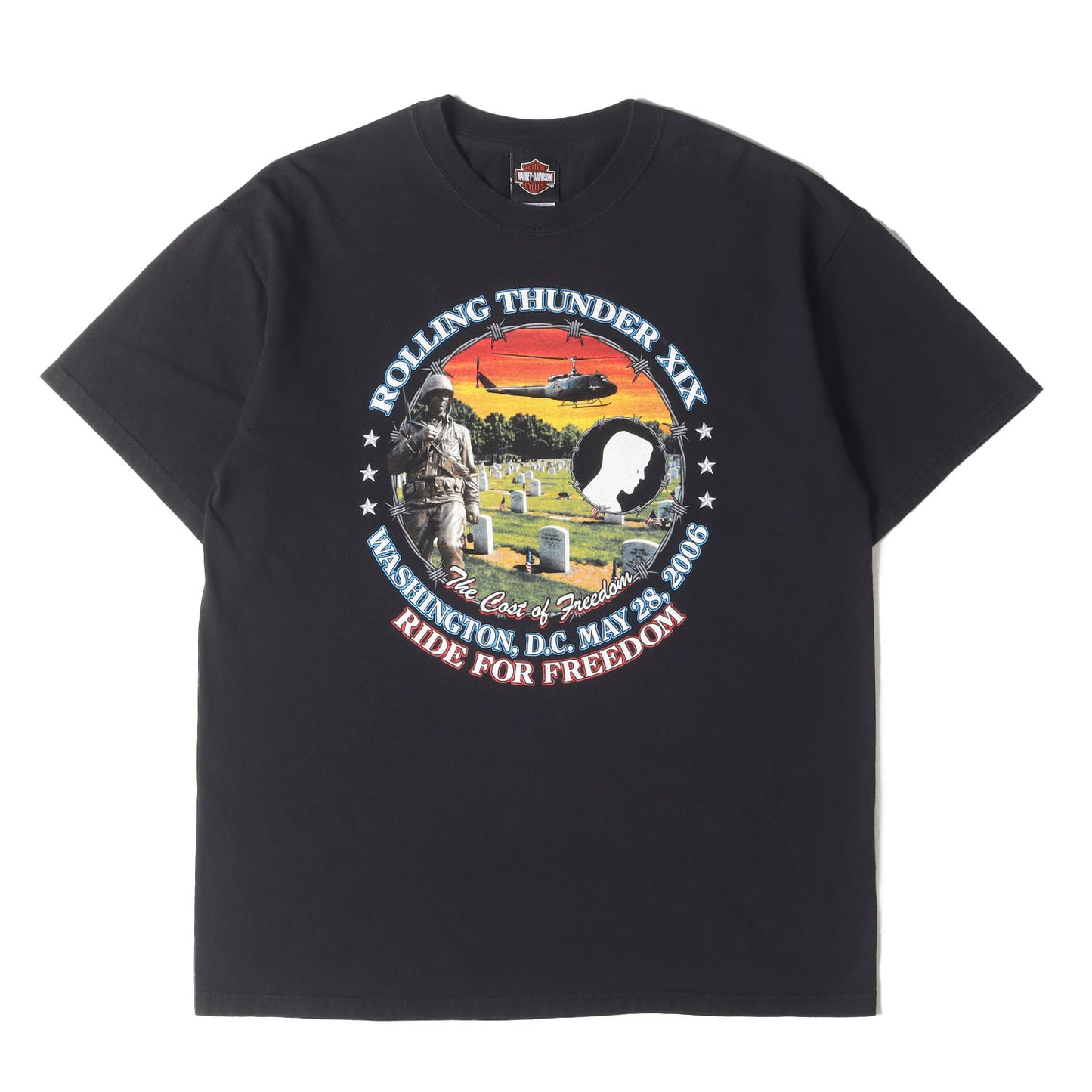 00s POW MIA イーグルヘッド Tシャツ / USA製 Hanes