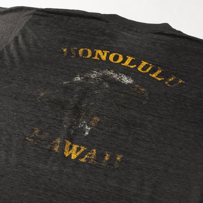 80s 3D EMBLEM バイカー イーグル 両面プリント Tシャツ / USA製 3Dエンブレム