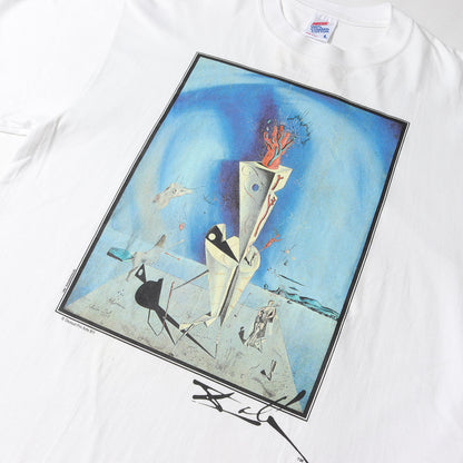 [器官と手] 90s Salvador Dali アートプリント Tシャツ / USA製 サルバドール・ダリ