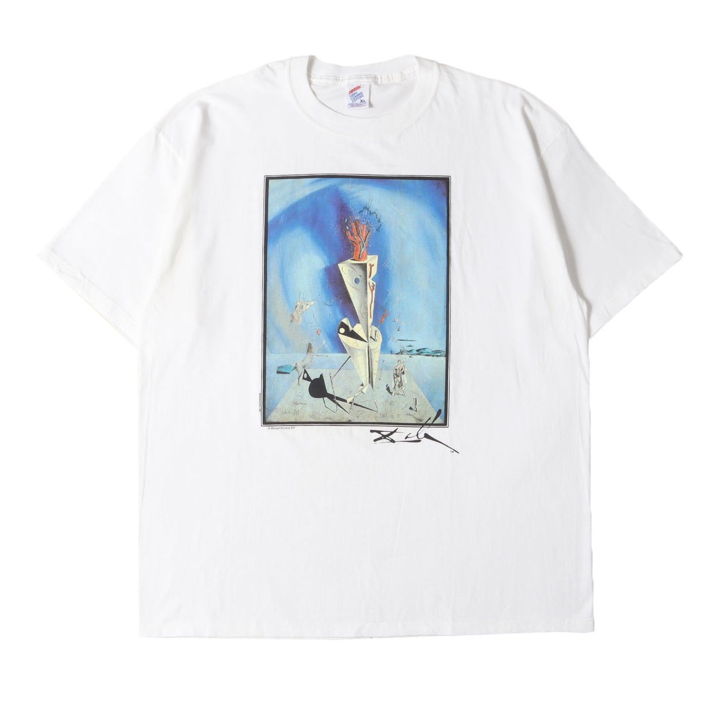 [器官と手] 90s Salvador Dali アートプリント Tシャツ / USA製 サルバドール・ダリ