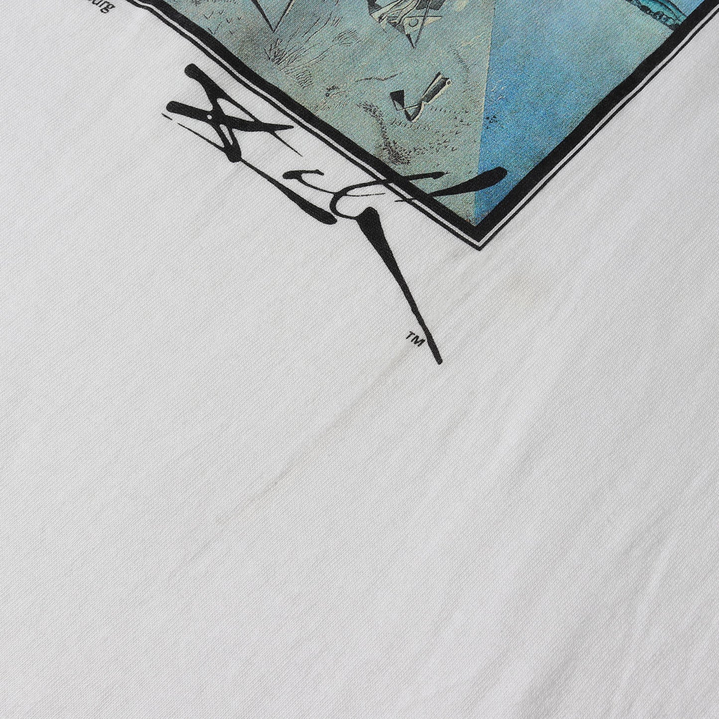 [器官と手] 90s Salvador Dali アートプリント ロングスリーブTシャツ / USA製 サルバドール・ダリ