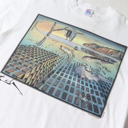 [記憶の固執の崩壊] 90s Salvador Dali アートプリント Tシャツ / USA製 サルバドール・ダリ