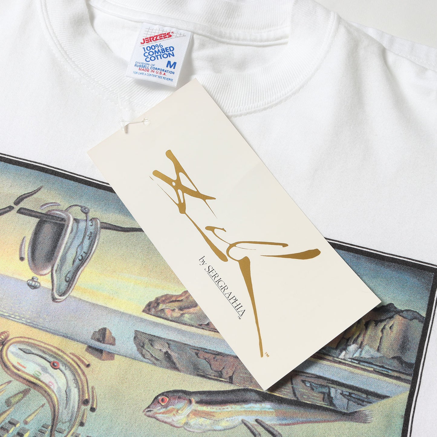 [記憶の固執の崩壊] 90s Salvador Dali アートプリント Tシャツ / USA製 サルバドール・ダリ