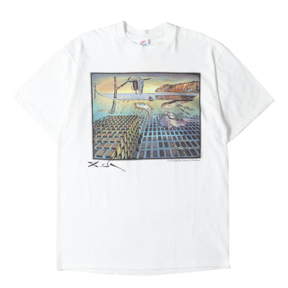 [記憶の固執の崩壊] 90s Salvador Dali アートプリント Tシャツ / USA製 サルバドール・ダリ