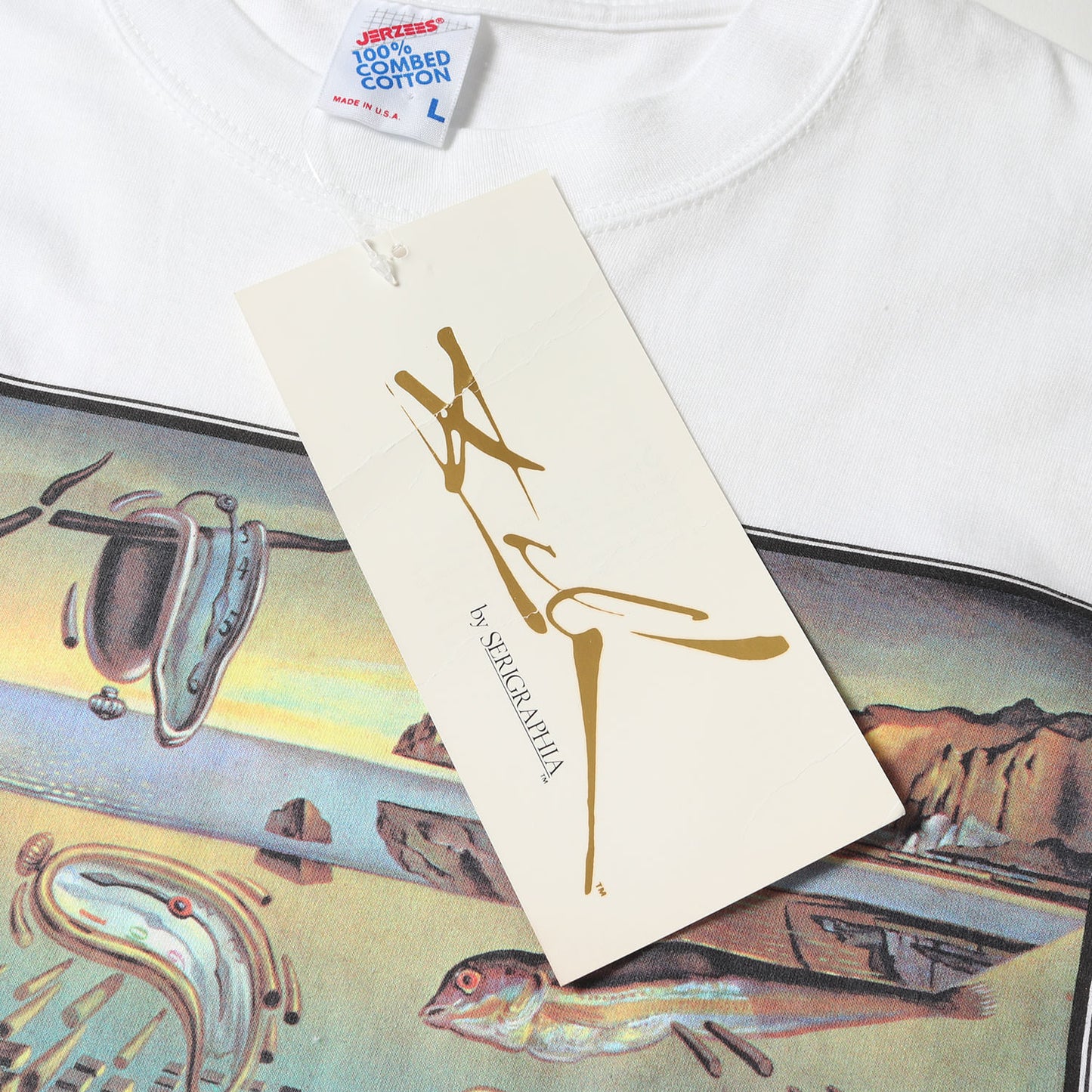 [記憶の固執の崩壊] 90s Salvador Dali アートプリント Tシャツ / USA製 サルバドール・ダリ