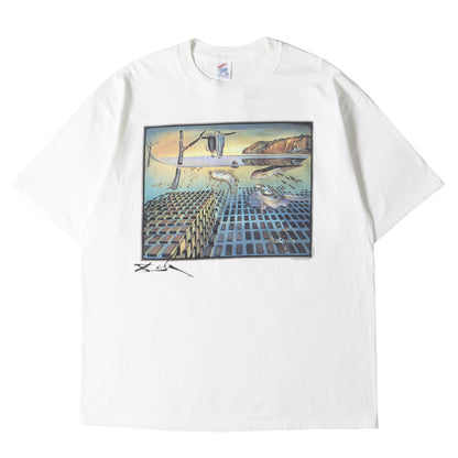 [記憶の固執の崩壊] 90s Salvador Dali アートプリント Tシャツ / USA製 サルバドール・ダリ