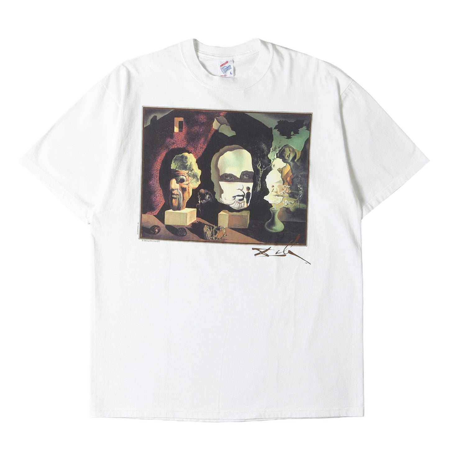 [老年 青年 幼年] 90s Salvador Dali アートプリント Tシャツ / USA製 サルバドール・ダリ