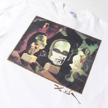 [老年 青年 幼年] 90s Salvador Dali アートプリント Tシャツ / USA製 サルバドール・ダリ