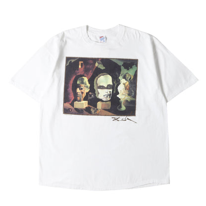 [老年 青年 幼年] 90s Salvador Dali アートプリント Tシャツ / USA製 サルバドール・ダリ