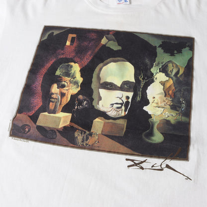 [老年 青年 幼年] 90s Salvador Dali アートプリント Tシャツ / USA製 サルバドール・ダリ