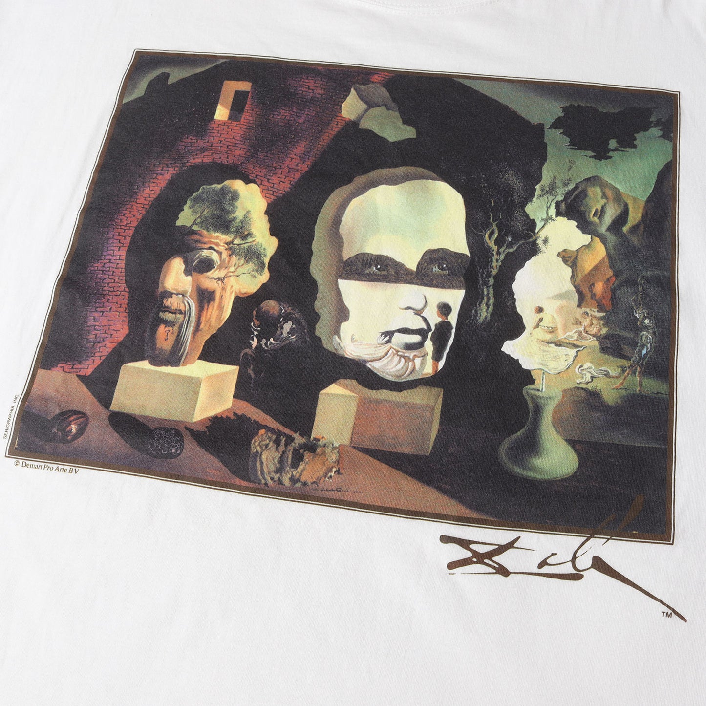 [老年 青年 幼年] 90s Salvador Dali アートプリント Tシャツ / USA製 サルバドール・ダリ