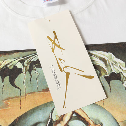 [新人類の誕生を見つめる地政学の子供] 90s Salvador Dali アートプリント Tシャツ / USA製 サルバドール・ダリ