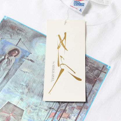 [コロンブスによるアメリカの発見] 90s Salvador Dali アートプリント Tシャツ / USA製 サルバドール・ダリ