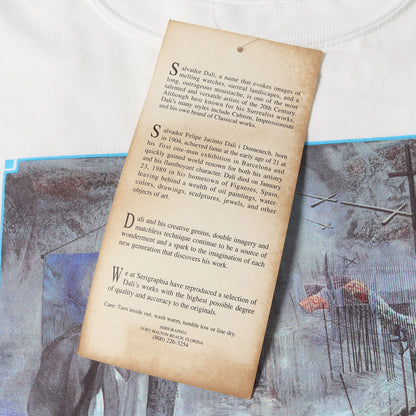 [コロンブスによるアメリカの発見] 90s Salvador Dali アートプリント Tシャツ / USA製 サルバドール・ダリ