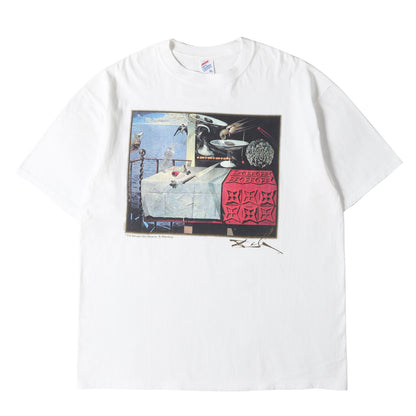 [素早く動いている静物] 90s Salvador Dali アートプリント Tシャツ / USA製 サルバドール・ダリ