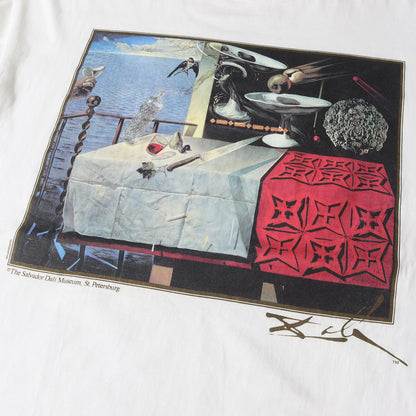 [素早く動いている静物] 90s Salvador Dali アートプリント Tシャツ / USA製 サルバドール・ダリ