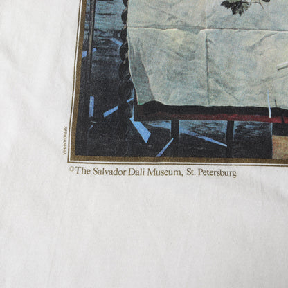 [素早く動いている静物] 90s Salvador Dali アートプリント ロングスリーブTシャツ / USA製 サルバドール・ダリ
