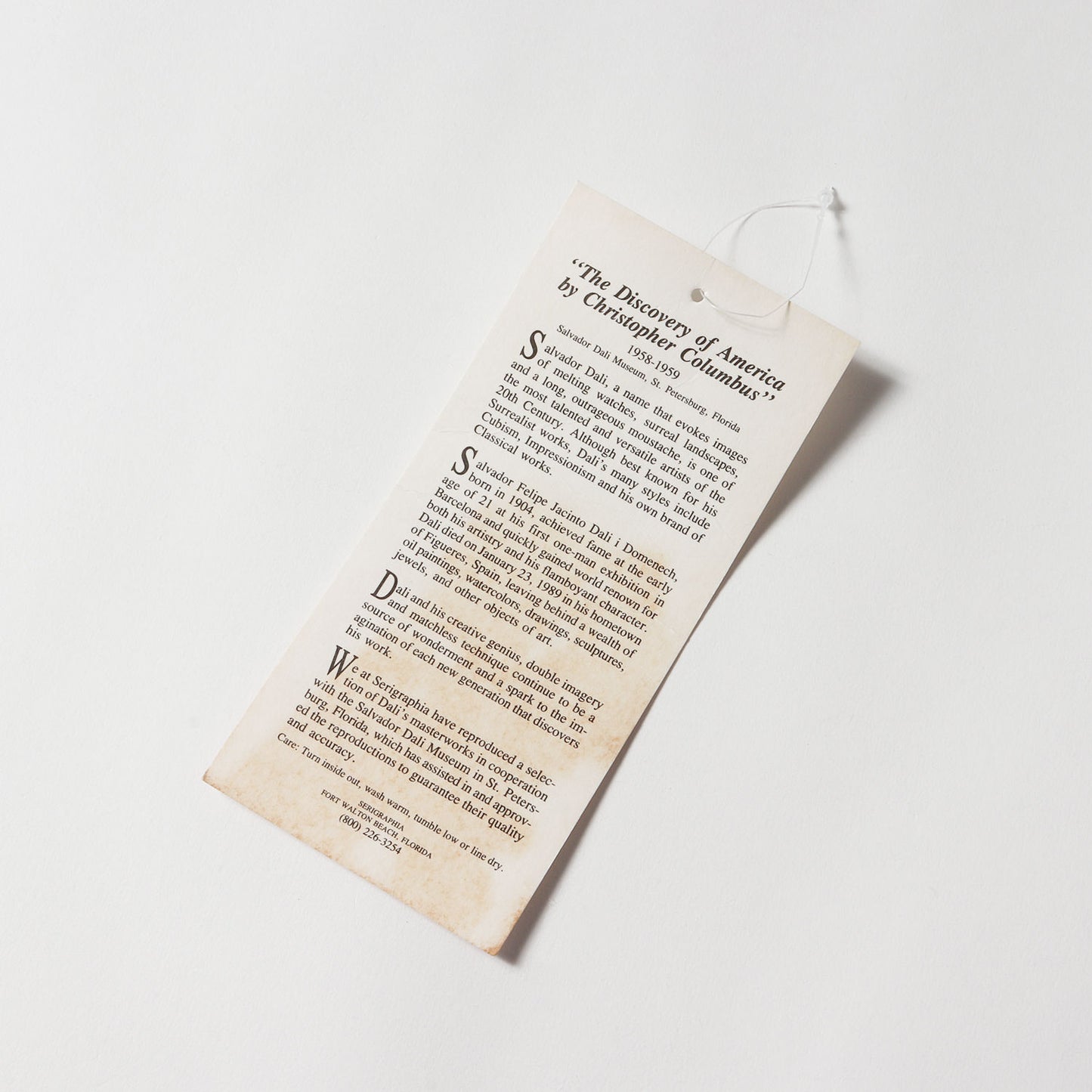 [素早く動いている静物] 90s Salvador Dali アートプリント ロングスリーブTシャツ / USA製 サルバドール・ダリ