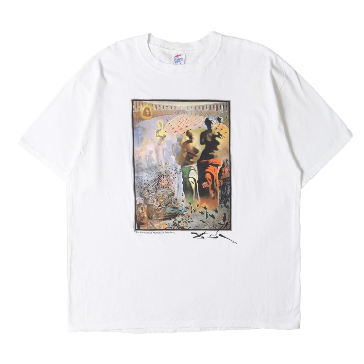 [幻覚剤的闘牛士] 90s Salvador Dali アートプリント Tシャツ / USA製 サルバドール・ダリ