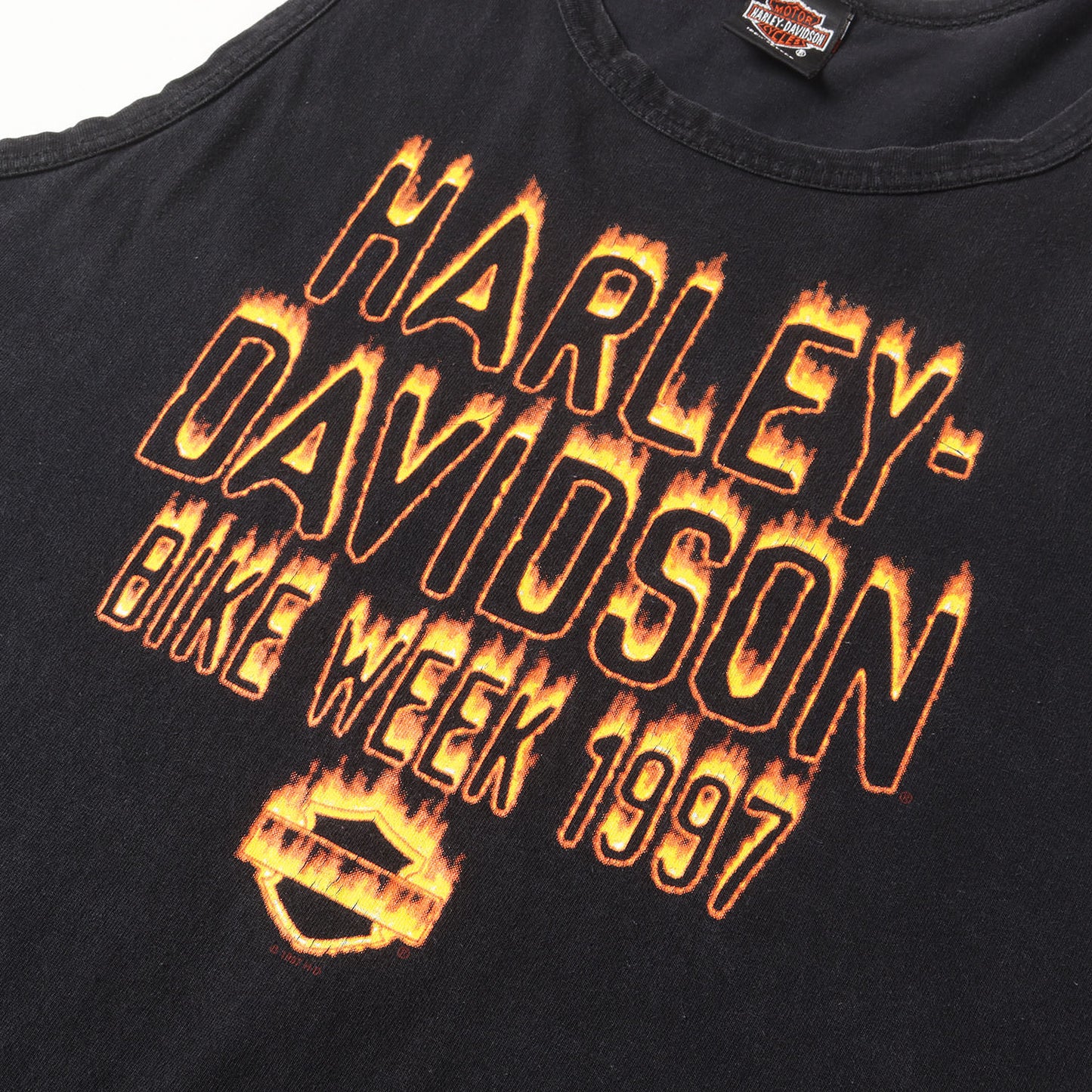 90s BIKE WEEK 1997 フレイム エンブレム イーグル タンクトップ / USA製 HOLOUBEK