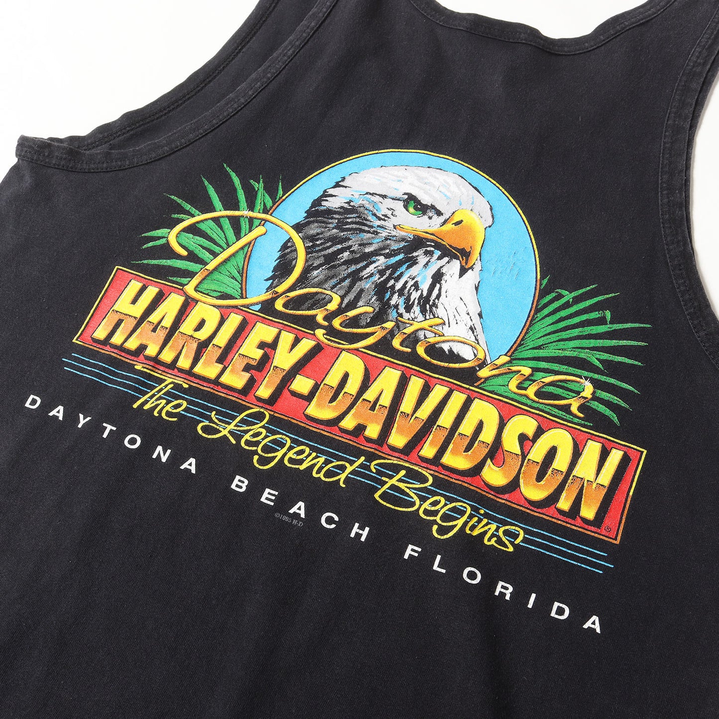 90s BIKE WEEK 1997 フレイム エンブレム イーグル タンクトップ / USA製 HOLOUBEK