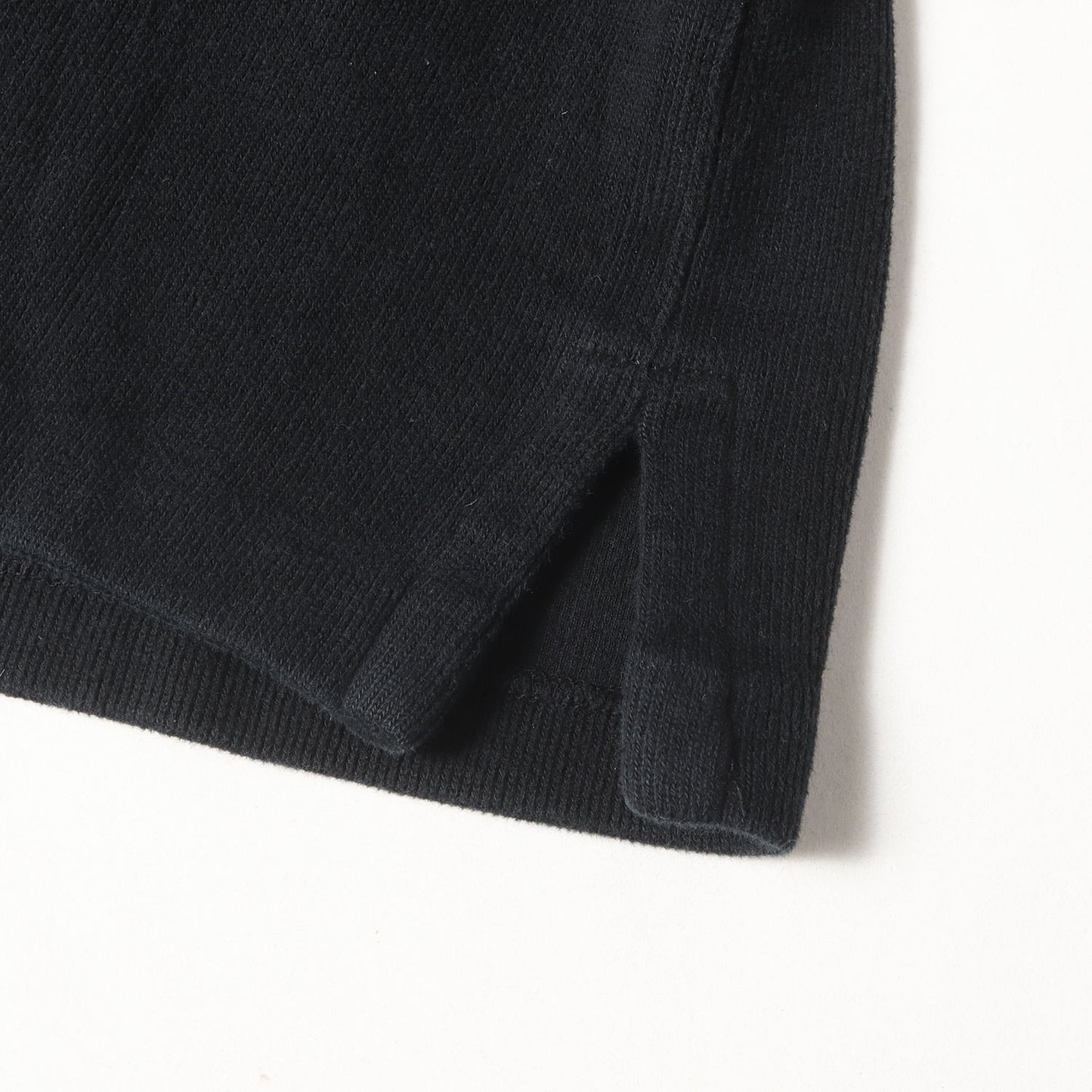 00s ポニー刺繍 ハーフジップ リブ スウェットシャツ