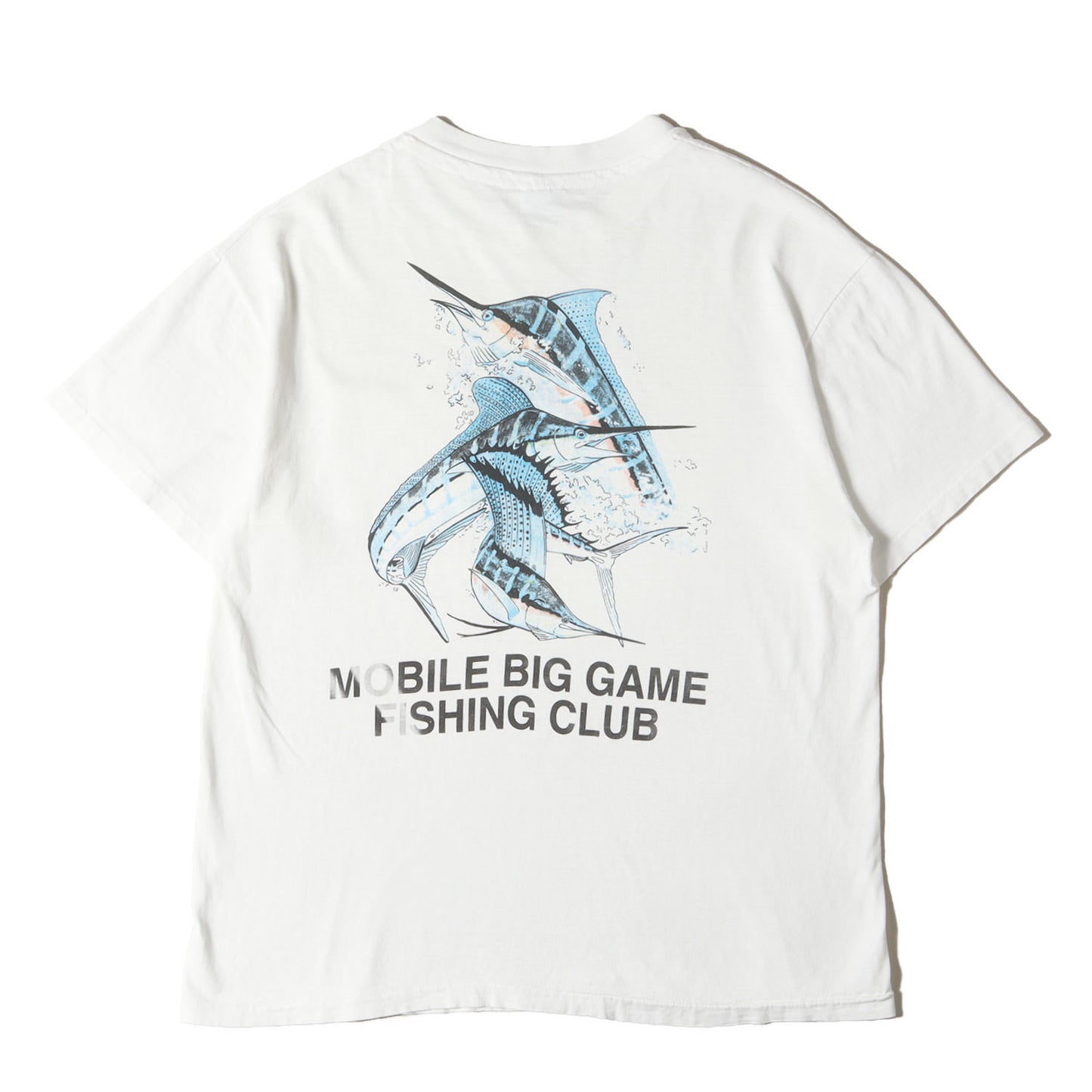 90s カジキ イラスト ポケット Tシャツ / USA製 Hanes