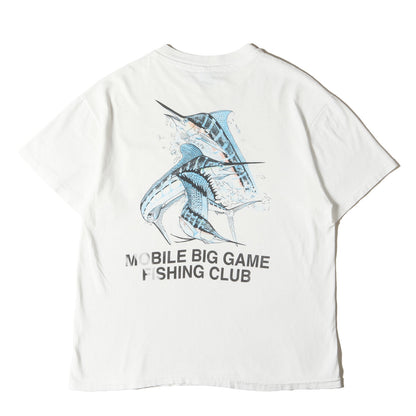 90s カジキ イラスト ポケット Tシャツ / USA製 Hanes