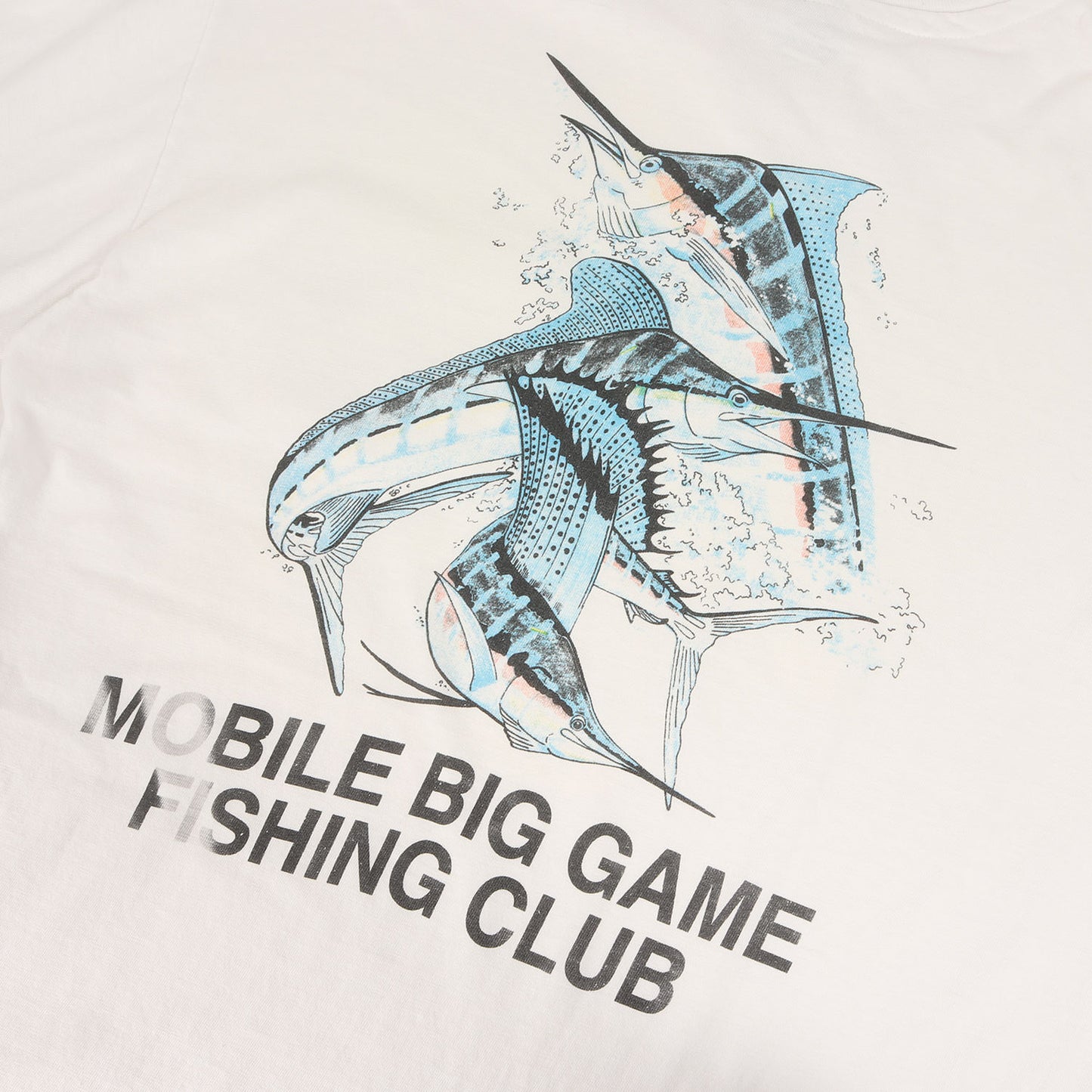 90s カジキ イラスト ポケット Tシャツ / USA製 Hanes