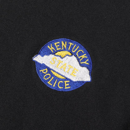 90s ロゴ刺繍 前V セットイン スウェットシャツ / USA製 Russell