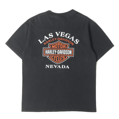 00s スカル フレイム エンブレム Tシャツ / USA製 Hanes