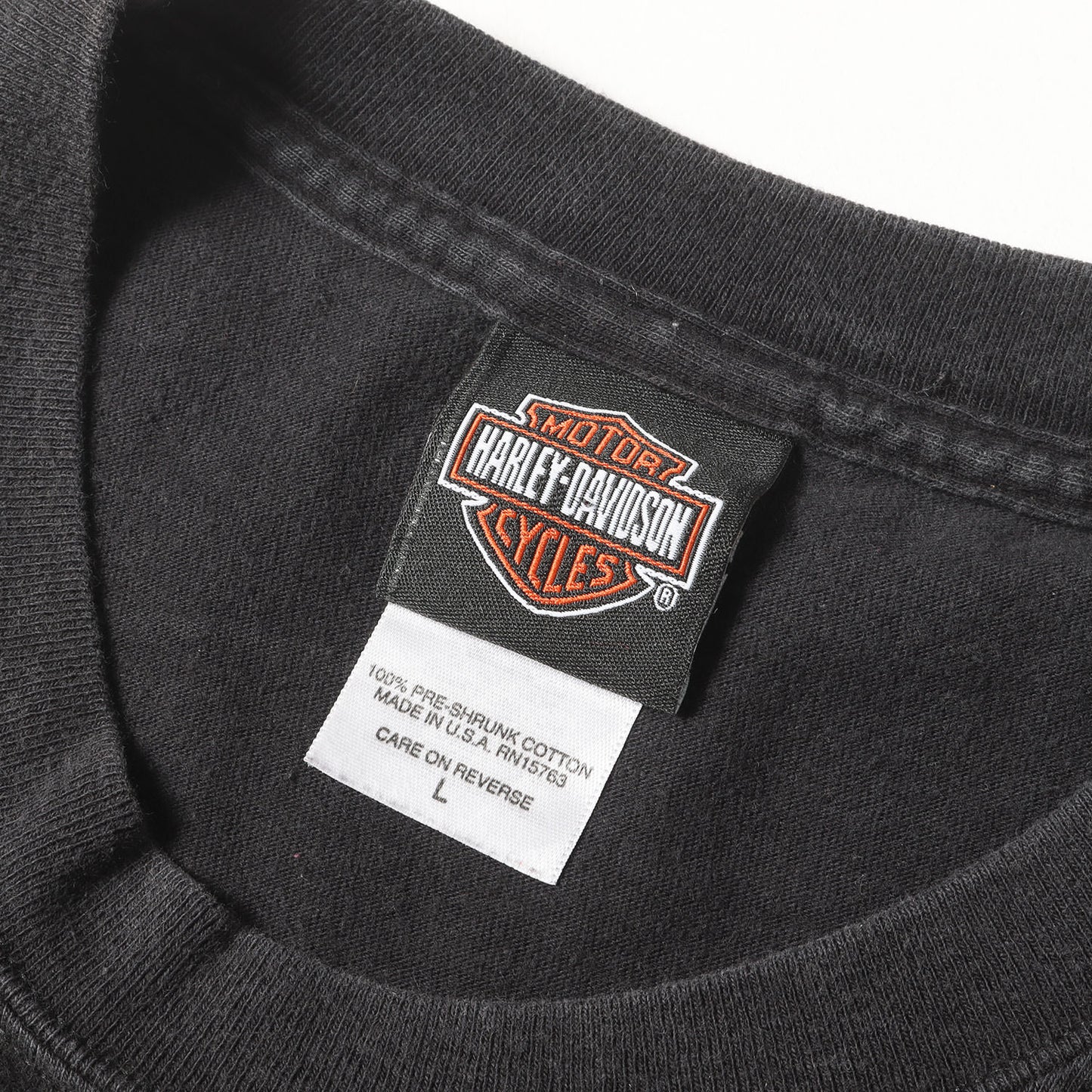 00s スカル フレイム エンブレム Tシャツ / USA製 Hanes