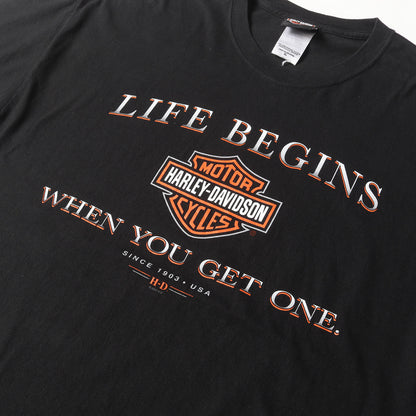 00s シールド エンブレム メッセージ Tシャツ / USA製 Hanes