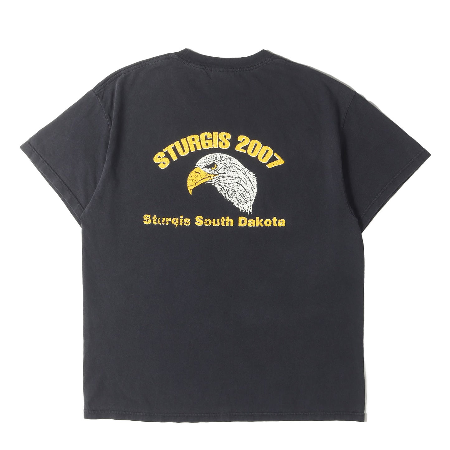 00s STURGIS 2007 イーグル モーターサイクル Tシャツ / USA製 アメリカンサンダー