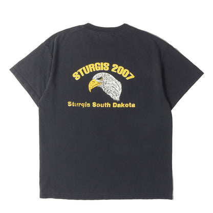 00s STURGIS 2007 イーグル モーターサイクル Tシャツ / USA製 アメリカンサンダー