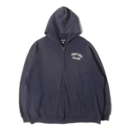 [雰囲気抜群] 00s カレッジロゴ フルジップ スウェット パーカー
