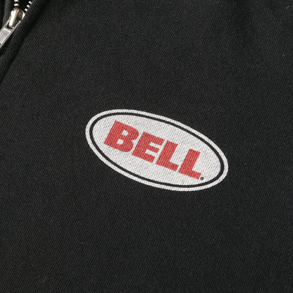 [雰囲気抜群] 00s BELLマーク フルジップ スウェット パーカー / BELL ベル
