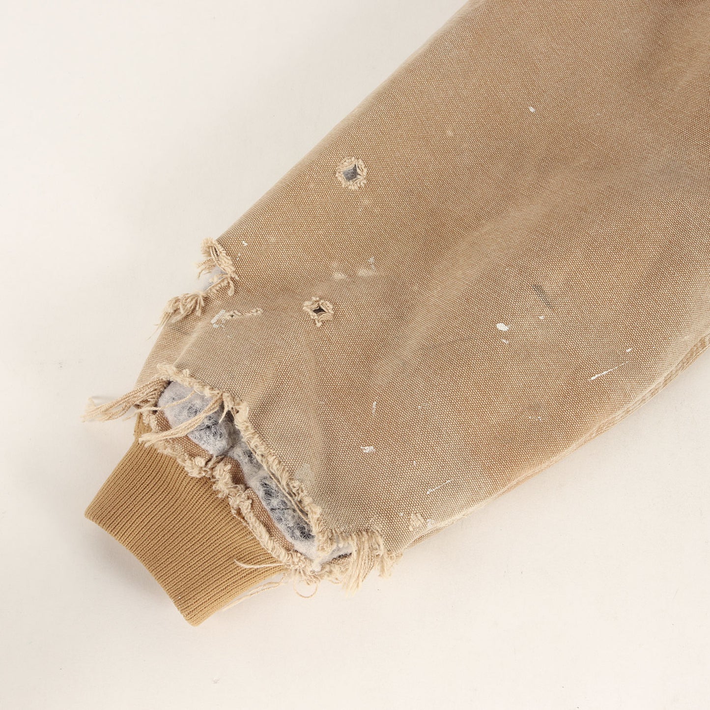 [雰囲気抜群 鬼フェード] 00s 裏キルティング ブラウンダック アクティブ ジャケット メキシコ製