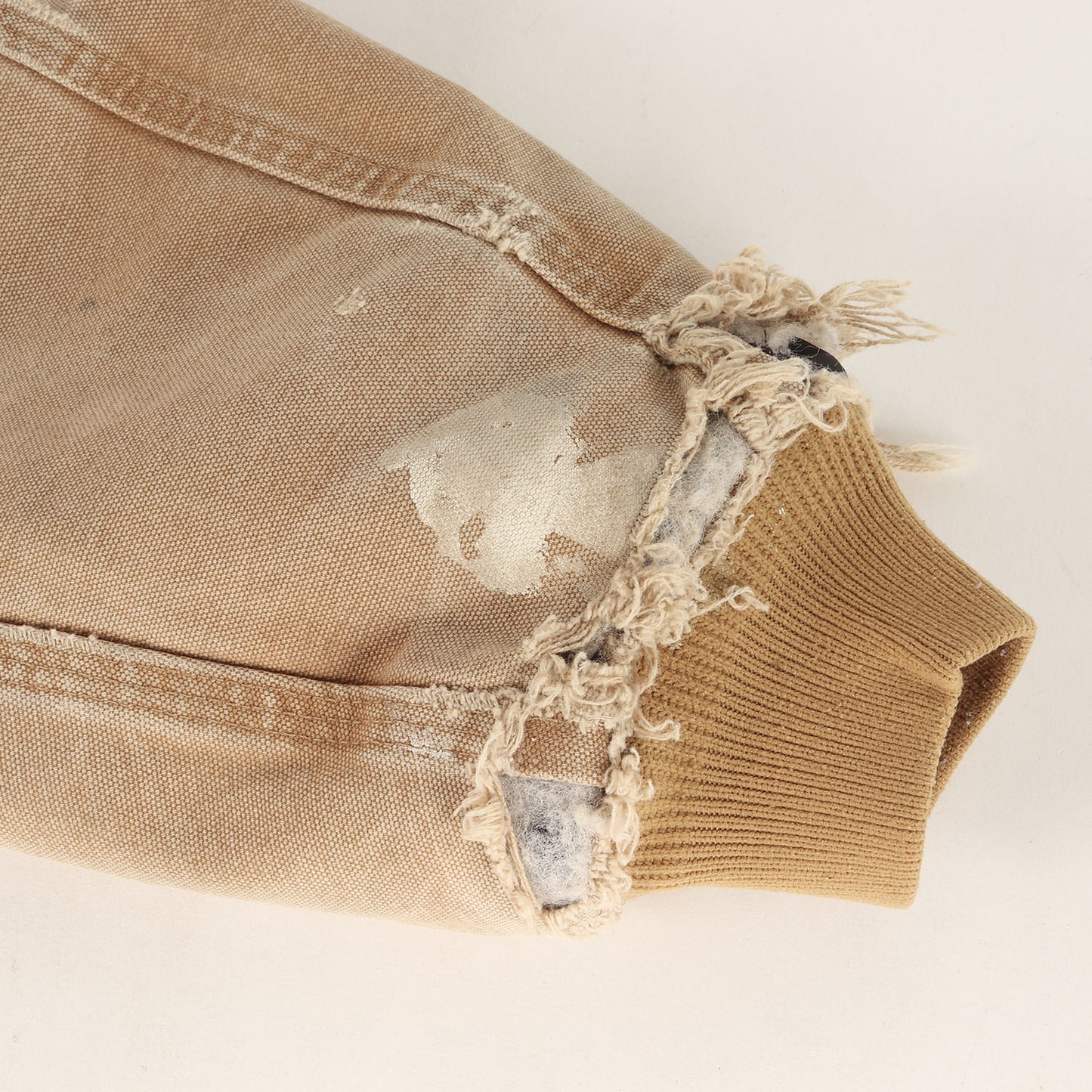 [雰囲気抜群 鬼フェード] 00s 裏キルティング ブラウンダック アクティブ ジャケット メキシコ製