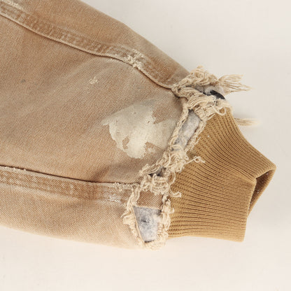 [雰囲気抜群 鬼フェード] 00s 裏キルティング ブラウンダック アクティブ ジャケット メキシコ製