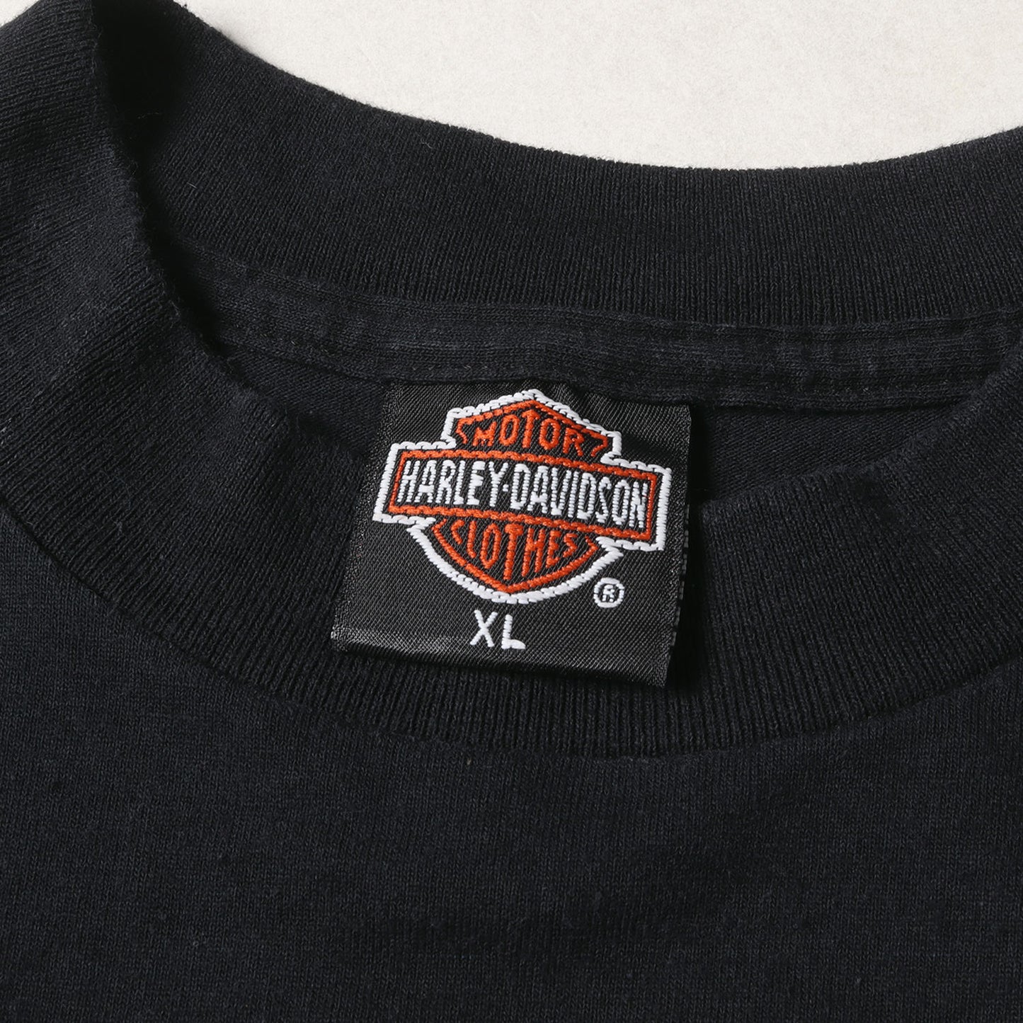 90s 3D EMBLEM イーグル 両面プリント Tシャツ / USA製 モーターサイクル バイク 3Dエンブレム