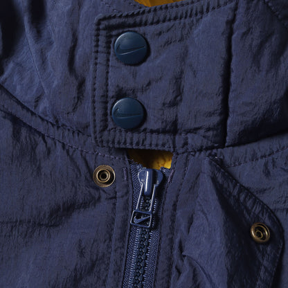 90s スウッシュ ロゴパッチ ナイロン ベンチコート / 白タグ