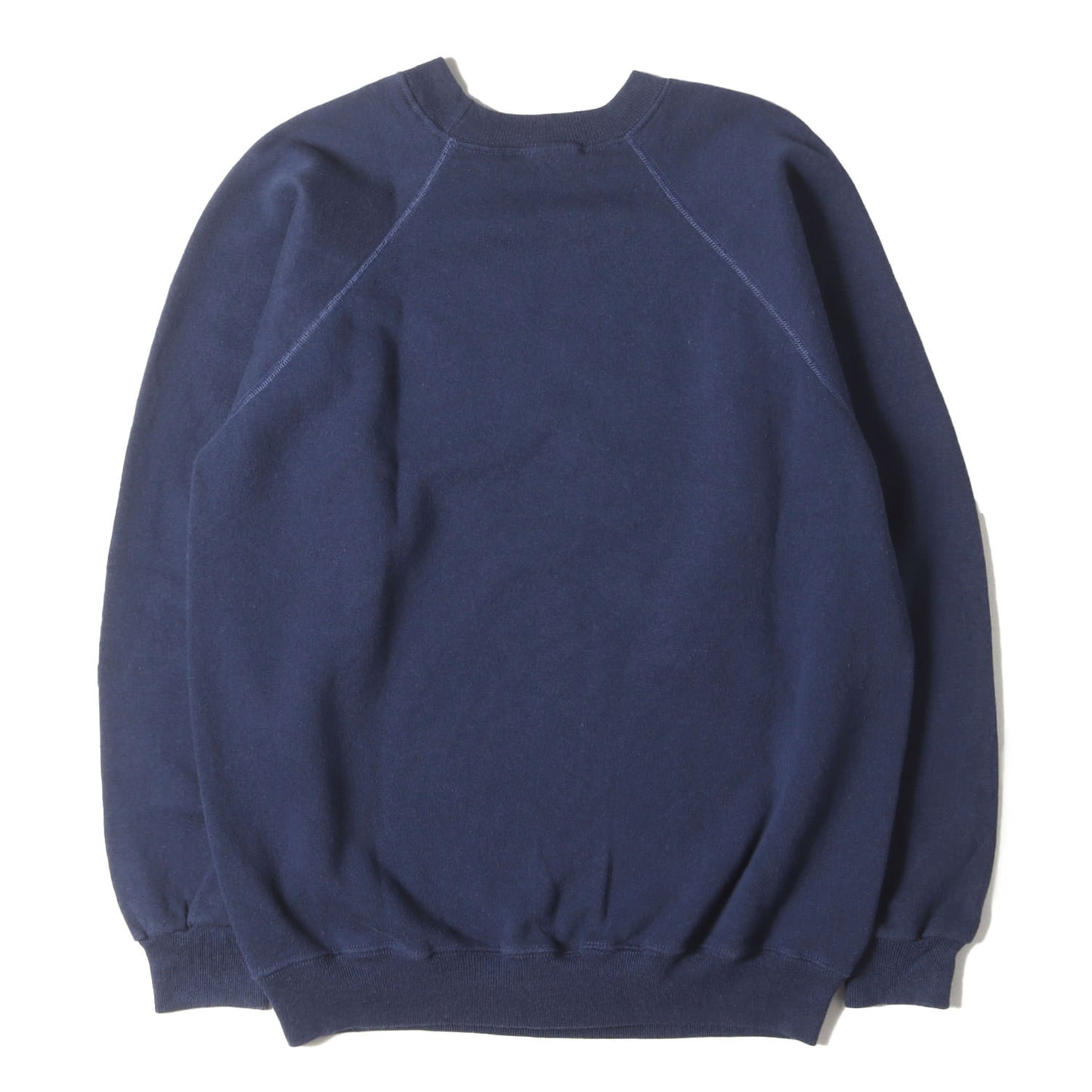 80s ロゴ刺繍 ラグラン スウェットシャツ / USA製 Hanes ヘインズ