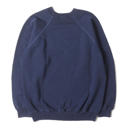 80s ロゴ刺繍 ラグラン スウェットシャツ / USA製 Hanes ヘインズ