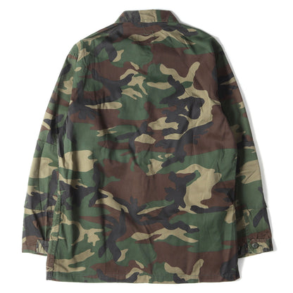90s ウッドランドカモ BDU シャツ ジャケット / 90年代 米軍実物 迷彩 ミリタリー ヴィンテージ