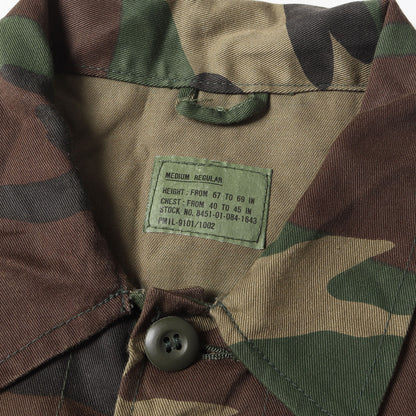 90s ウッドランドカモ BDU シャツ ジャケット / 90年代 米軍実物 迷彩 ミリタリー ヴィンテージ